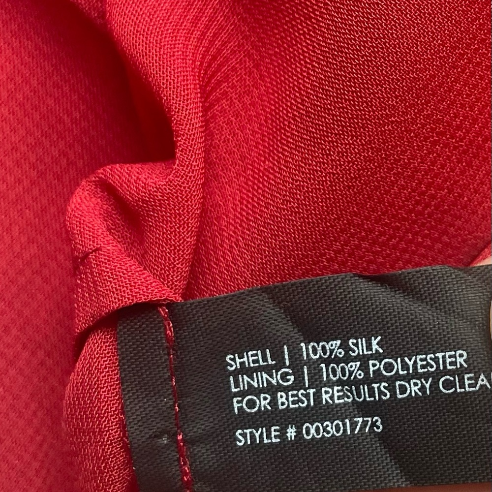 club monaco silk Red Skirt - Picture 6 of 6